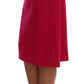 Dolce & Gabbana Pink Wool Knee Long A-Line Skirt