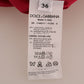 Dolce & Gabbana Pink Wool Knee Long A-Line Skirt