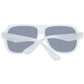 BMW White Plastic Sunglasses
