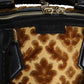 Dolce & Gabbana Beige Velvet Top Handle Shoulder Duffle Women Bag