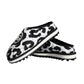 Dolce & Gabbana Black White Quilted Logo Sandals Slides Shoes