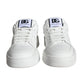 Dolce & Gabbana White Miami Leather Low Top Sneakers Shoes