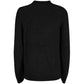 Yes Zee Black Marabou Sweater