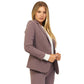 Yes Zee Gray Polyester Suits & Blazer