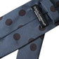 Dolce & Gabbana Blue Black Silk Polka Dot Adjustable Men Tie