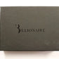 Billionaire Italian Couture Exquisite Black Leather Men's Wallet