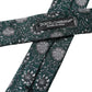 Dolce & Gabbana Green Floral Print Silk Adjustable Men Tie