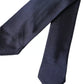 Dolce & Gabbana Dark Blue Silk Skinny Adjustable Tie