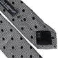 Dolce & Gabbana Black White Dot Fantasy Silk Adjustable Men Tie