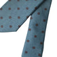 Dolce & Gabbana Green Black Polka Dot Silk Adjustable Men Tie