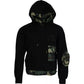 Dolce & Gabbana Black Camouflage Hooded Sweatshirt Sweater Mens Sweater