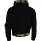 Dolce & Gabbana Black Camouflage Hooded Sweatshirt Sweater Mens Sweater