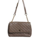 Dolce & Gabbana Brown Quilted Leather Shoulder Purse Satchel Bag