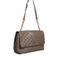 Dolce & Gabbana Brown Quilted Leather Shoulder Purse Satchel Bag