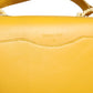 Patrizia Pepe Yellow Leather Shoulder Strap Top Handle Bag