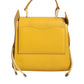 Patrizia Pepe Yellow Leather Shoulder Strap Top Handle Bag