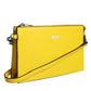 MSGM Yellow Leather Logo Crossbody Sling Shoulder Bag