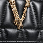 Versace Black Mini Nappa Leather Crossbody Shoulder Bag