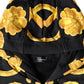 Versace Black Medusa Print Cotton Full Zip HoodieSweatshirt Sweater