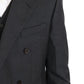 Dolce & Gabbana Elegant Gray Double Breasted Wool Silk Suit