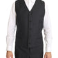 Dolce & Gabbana Elegant Gray Double Breasted Wool Silk Suit