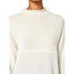 Alpha Studio White Recycled Wool Sweater