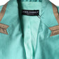 Dolce & Gabbana Metallic Green Single Breasted Blazer Jacket