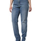 Emporio Armani Blue Washed High Waisted Skinny Women Denim Jeans