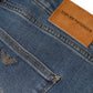 Emporio Armani Blue Washed High Waisted Skinny Women Denim Jeans