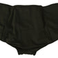 John Galliano Olive Green Briefs Women's Boxer Lingerie Underwear