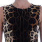 Dolce & Gabbana Sleeveless Leopard Mini Sheath Dress