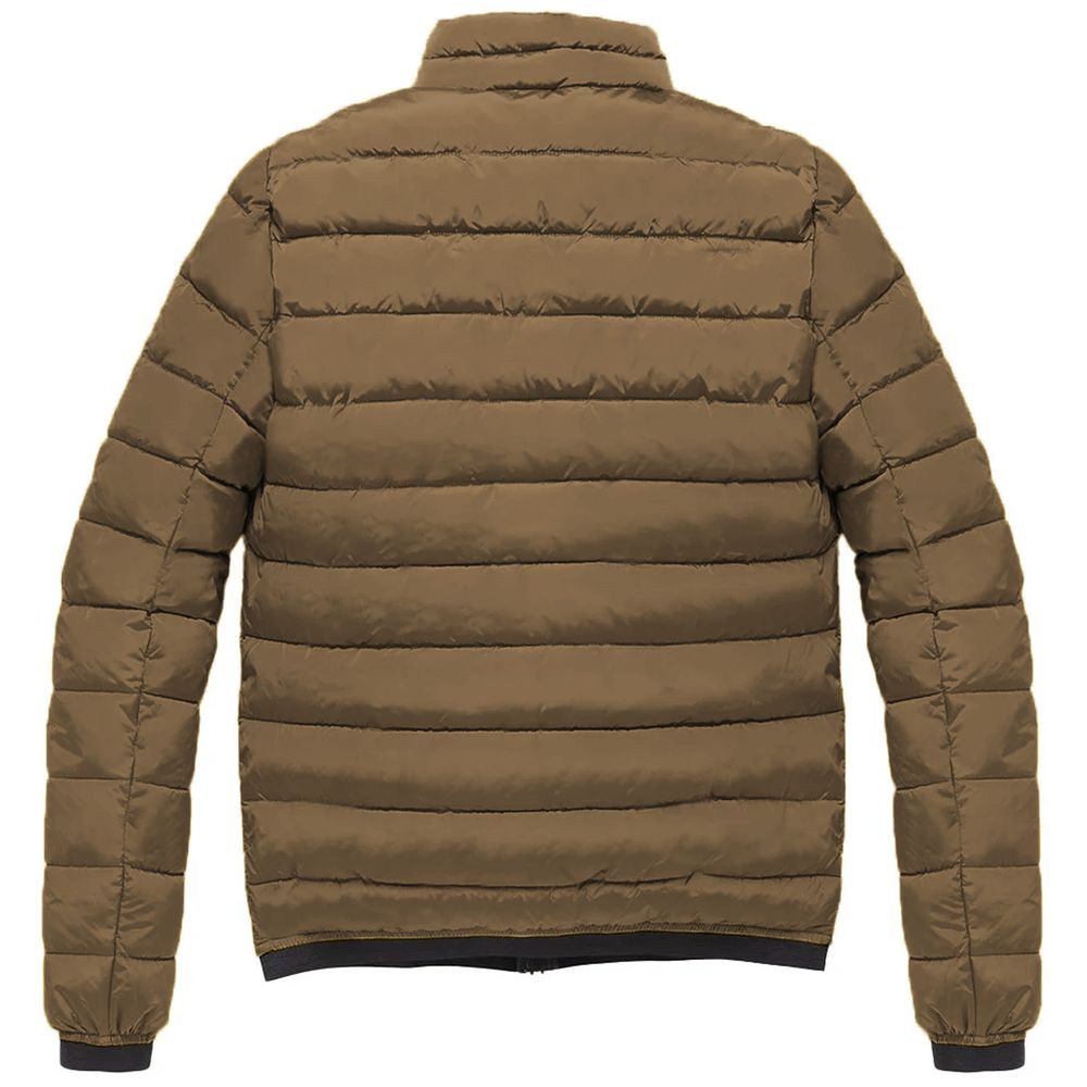 Refrigiwear Brown Nylon Men Jacket