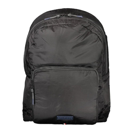 Tommy Hilfiger Black Nylon Backpack