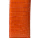 Dolce & Gabbana Chic Orange Crocodile Leather Wallet