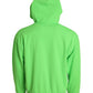 Dolce & Gabbana Neon Green Hooded Full Zip Top Sweater