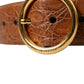 Dolce & Gabbana Elegant Exotic Leather Belt - Rich Brown