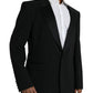 Dolce & Gabbana Black SICILIA Single Breasted Coat Blazer