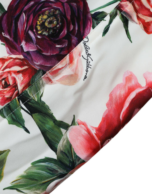 Dolce & Gabbana Floral Silk Blend Bustier Bodycon Dress
