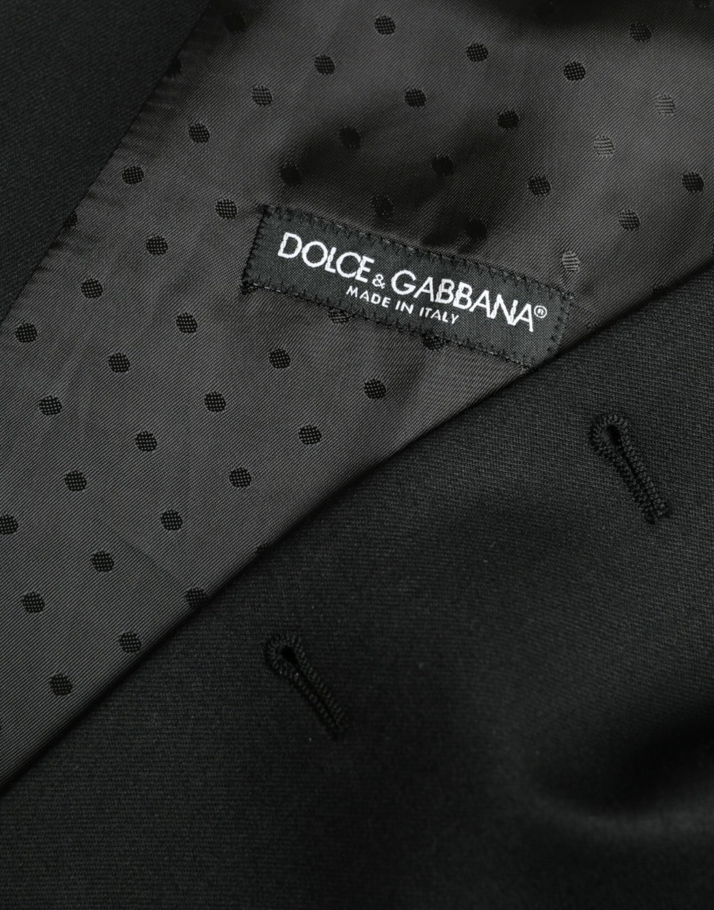 Dolce & Gabbana Black Silk Waistcoat Dress Formal Vest