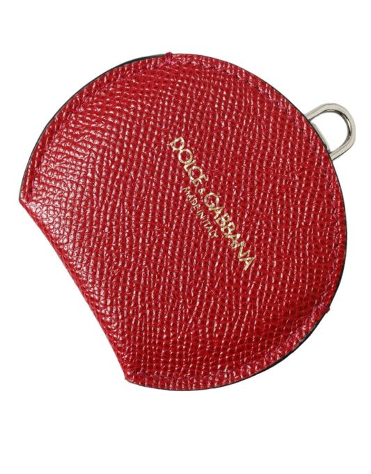 Dolce & Gabbana Elegant Red Leather Mirror Holder