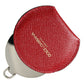 Dolce & Gabbana Elegant Red Leather Mirror Holder