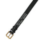 Dolce & Gabbana Elegant Gold Black Leather Bracelet