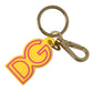 Dolce & Gabbana Chic Yellow Gold Keychain Charm