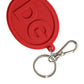 Dolce & Gabbana Elegant Red Trifold Key Holder Case