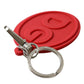Dolce & Gabbana Elegant Red Trifold Key Holder Case