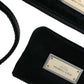 Dolce & Gabbana Elegant Black Multifunctional Leather Clutch