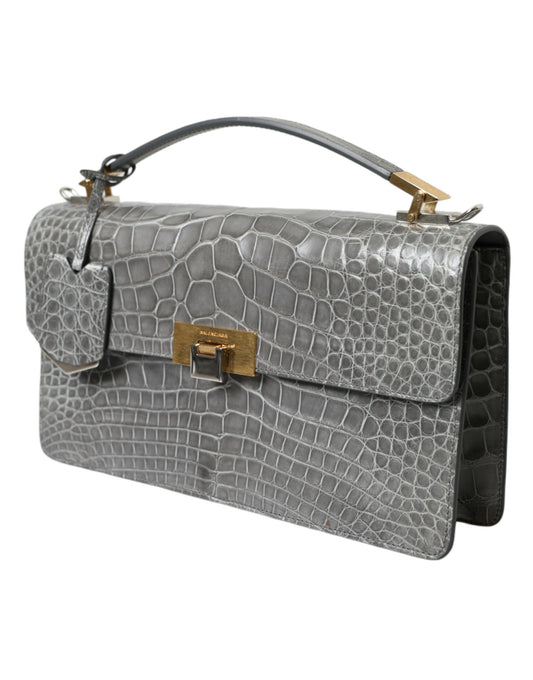 Balenciaga Alligator Leather Medium Shoulder Bag