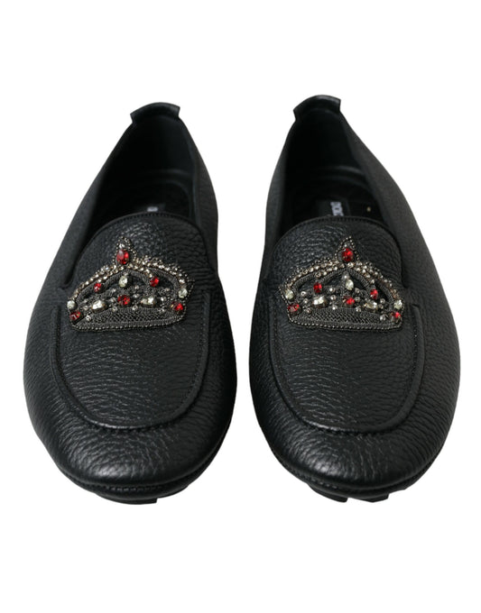 Dolce & Gabbana Dazzling Crystal-Embellished Loafers