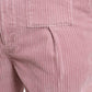 Dolce & Gabbana Pink Corduroy Cotton Stretch Skinny Cargo Jeans