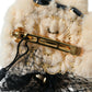 Dolce & Gabbana Beige Teddy Bear Mesh Net Band Hair Clip